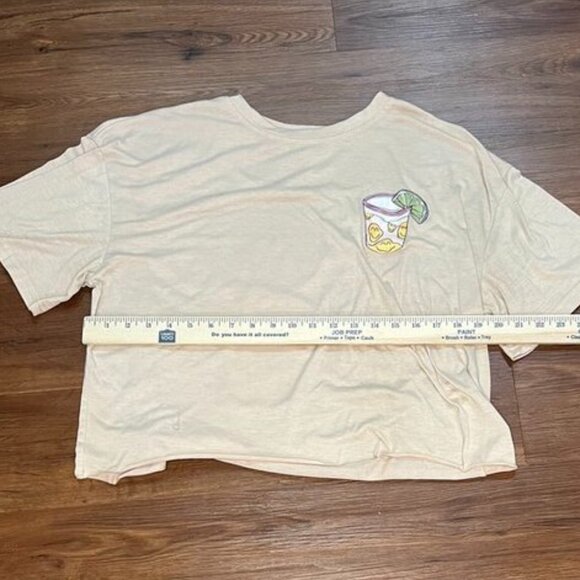 SHEIN “Tequila – Cheaper Than Therapy” Cropped Graphic Tee (L) - Picture 6 of 7